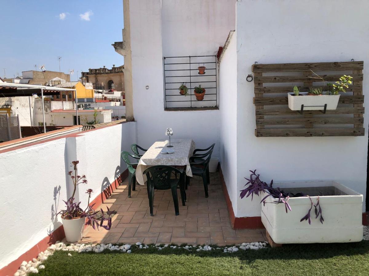 Precioso Apartamento Con Terraza Compartida Sevilha Exterior foto