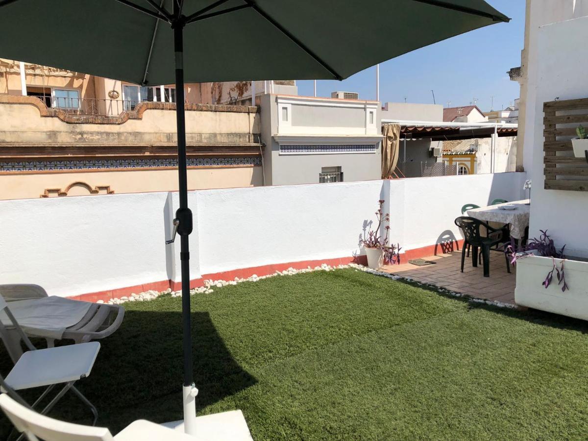 Precioso Apartamento Con Terraza Compartida Sevilha Exterior foto